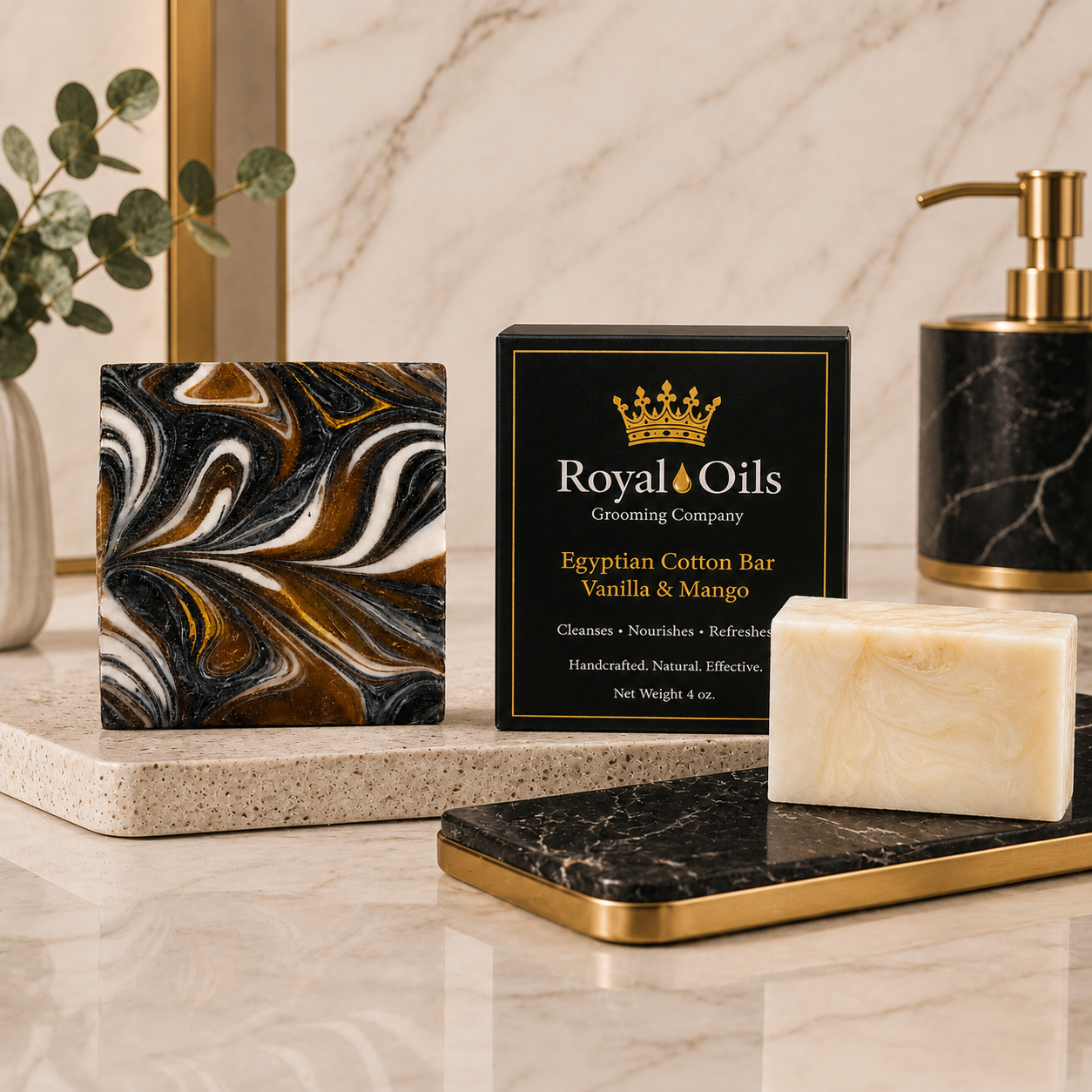 Starter Ritual with Golden Rise Bar and Egyptian Cotton Bar